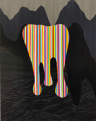 Damage Done By Beauty, 101 x 81 cm, 2018