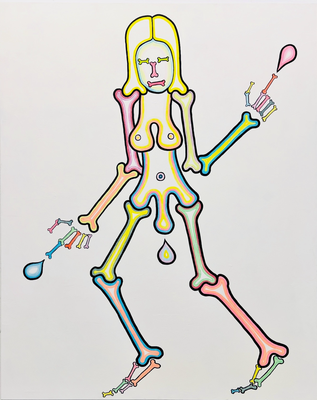 acrylic on canvas, 200 x 160 cm, 2025