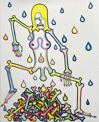 acrylic on canvas, 200 x 160 cm, 2025