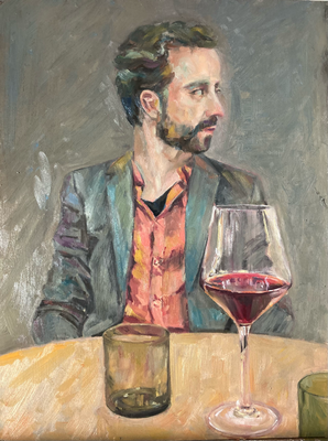 Amarone, oil on panel, 30 x 40 cm