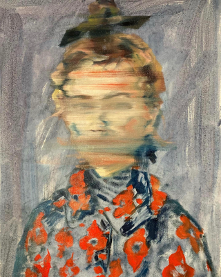 Über Nacht, oil on canvas, 30 x 40 cm