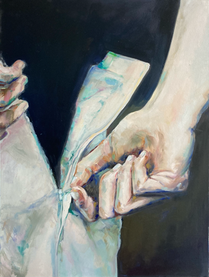 Zip, oil on canvas, 60 x 80 cm 