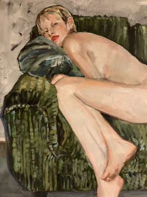 Friday, oil on canvas, 40 x 50 cm 