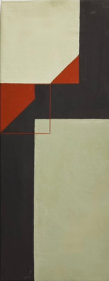 Ordnung, Acrylic on canvas, 50 x 20 cm