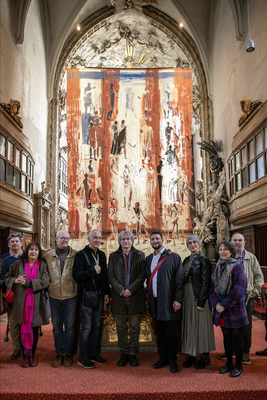 Kurt Waldhütter, Andrea Pauli, Stefan Alexander Kamp, Kilian Franer, Michael Hedwig, Markus Rumelhart, Bogumila Österreicher, Szabo Katalin, Gerhard Cerwenka. Foto: Otto Steinbach