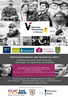 Fotoausstellung Gesichter des Lebens zum VeteranenTag