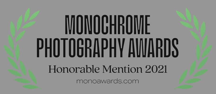 Monochrome Photoaward 20021 als „Honorable Mention“ zwei Fotos 