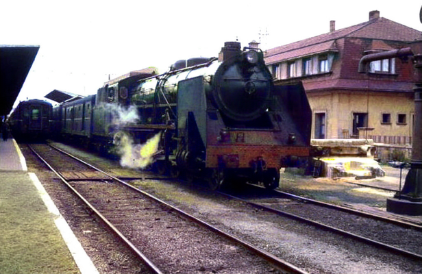 Avila Railway Station. Image colourized by A. Zois.