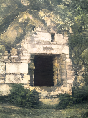 Sai Baba's cave entrance