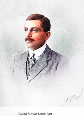 Col. Merwan Irani. Image rendition by Anthony Zois.