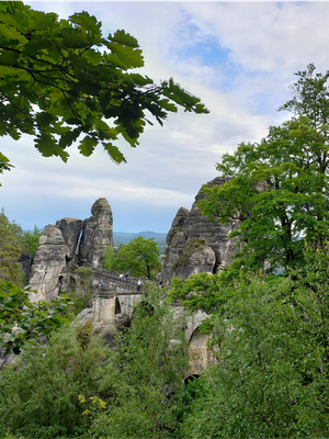 Blick über die Bastei © Uta Liekefeld