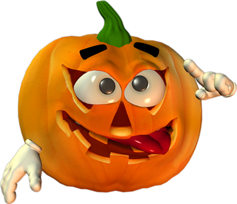 citrouille halloween - fête - loisirs - smiley émoticône émoji cartoon clipart illustration - artémotic