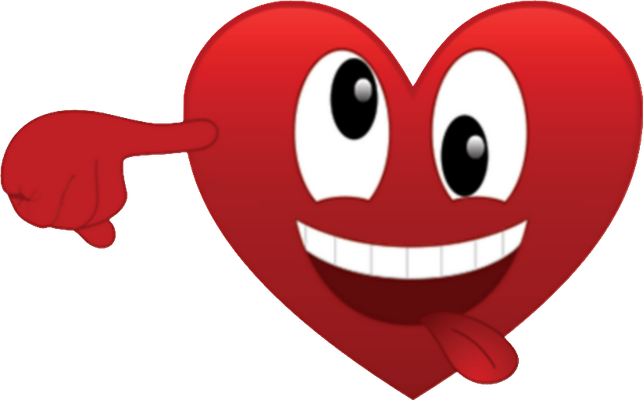 cœur saint-valentin - fête - loisirs - smiley émoticône émoji cartoon clipart illustration - artémotic