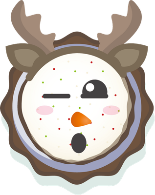 noël - fête - loisirs - smiley émoticône émoji cartoon clipart illustration - artémotic