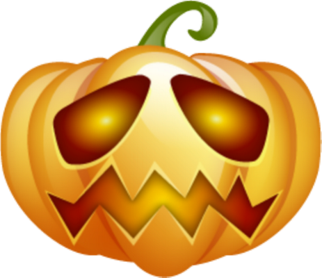 citrouille halloween - fête - loisirs - smiley émoticône émoji cartoon clipart illustration - artémotic
