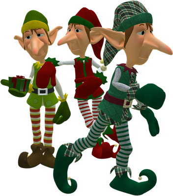 elfe de noël - fête - loisirs - smiley émoticône émoji cartoon clipart illustration - artémotic