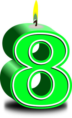 bougie d'anniversaire - fête - loisirs - smiley émoticône émoji cartoon clipart illustration - artémotic