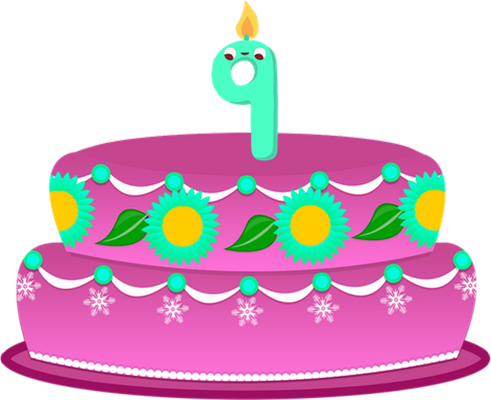 gâteau d'anniversaire - fête - loisirs - smiley émoticône émoji cartoon clipart illustration - artémotic