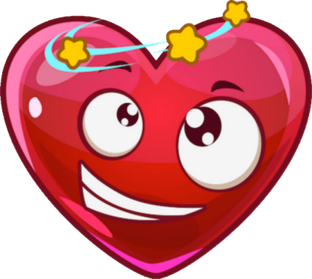cœur saint-valentin - fête - loisirs - smiley émoticône émoji cartoon clipart illustration - artémotic