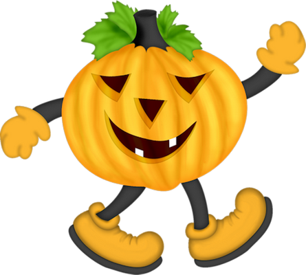 citrouille halloween - fête - loisirs - smiley émoticône émoji cartoon clipart illustration - artémotic