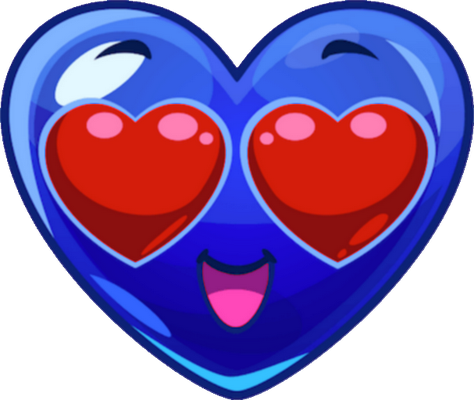 cœur saint-valentin - fête - loisirs - smiley émoticône émoji cartoon clipart illustration - artémotic