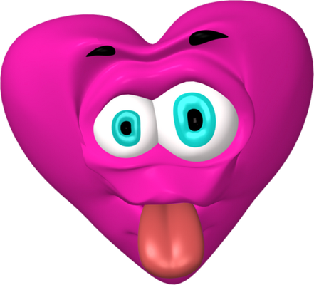 cœur saint-valentin - fête - loisirs - smiley émoticône émoji cartoon clipart illustration - artémotic