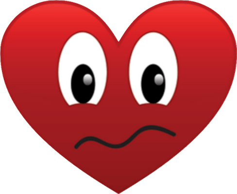 cœur saint-valentin - fête - loisirs - smiley émoticône émoji cartoon clipart illustration - artémotic