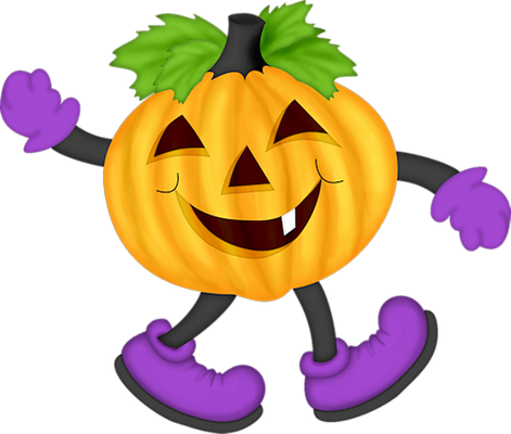 citrouille halloween - fête - loisirs - smiley émoticône émoji cartoon clipart illustration - artémotic
