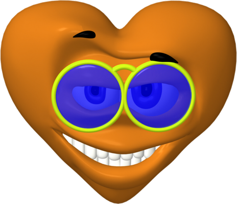 cœur saint-valentin - fête - loisirs - smiley émoticône émoji cartoon clipart illustration - artémotic