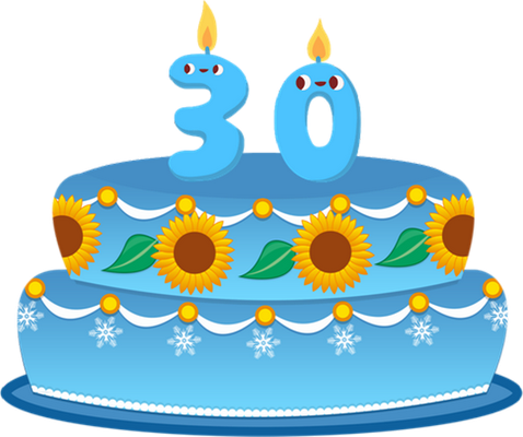 gâteau d'anniversaire - fête - loisirs - smiley émoticône émoji cartoon clipart illustration - artémotic