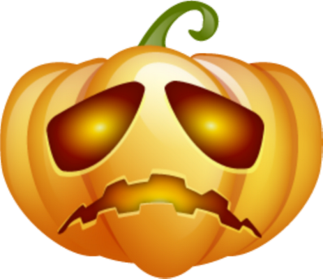citrouille halloween - fête - loisirs - smiley émoticône émoji cartoon clipart illustration - artémotic