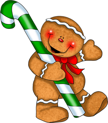 pain d'épice de noël - fête - loisirs - smiley émoticône émoji cartoon clipart illustration - artémotic