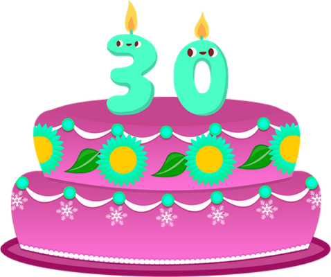 gâteau d'anniversaire - fête - loisirs - smiley émoticône émoji cartoon clipart illustration - artémotic