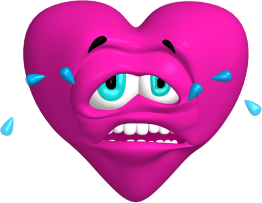 cœur saint-valentin - fête - loisirs - smiley émoticône émoji cartoon clipart illustration - artémotic