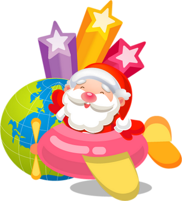 père noël - fête - loisirs - smiley émoticône émoji cartoon clipart illustration - artémotic