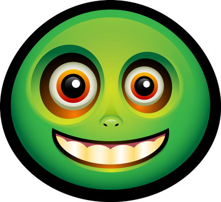 monstre halloween - fête - loisirs - smiley émoticône émoji cartoon clipart illustration - artémotic