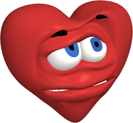 cœur saint-valentin - fête - loisirs - smiley émoticône émoji cartoon clipart illustration - artémotic