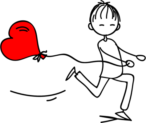 amoureux saint-valentin - fête - loisirs - smiley émoticône émoji cartoon clipart illustration - artémotic