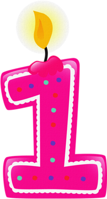 bougie d'anniversaire - fête - loisirs - smiley émoticône émoji cartoon clipart illustration - artémotic