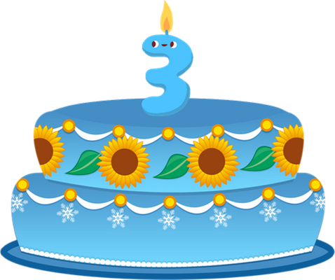 gâteau d'anniversaire - fête - loisirs - smiley émoticône émoji cartoon clipart illustration - artémotic