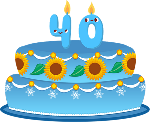 gâteau d'anniversaire - fête - loisirs - smiley émoticône émoji cartoon clipart illustration - artémotic