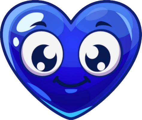cœur saint-valentin - fête - loisirs - smiley émoticône émoji cartoon clipart illustration - artémotic