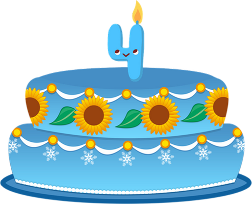 gâteau d'anniversaire - fête - loisirs - smiley émoticône émoji cartoon clipart illustration - artémotic