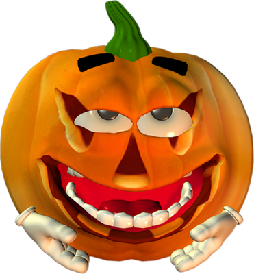 citrouille halloween - fête - loisirs - smiley émoticône émoji cartoon clipart illustration - artémotic