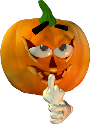 citrouille halloween - fête - loisirs - smiley émoticône émoji cartoon clipart illustration - artémotic