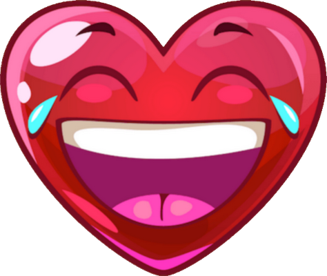 cœur saint-valentin - fête - loisirs - smiley émoticône émoji cartoon clipart illustration - artémotic