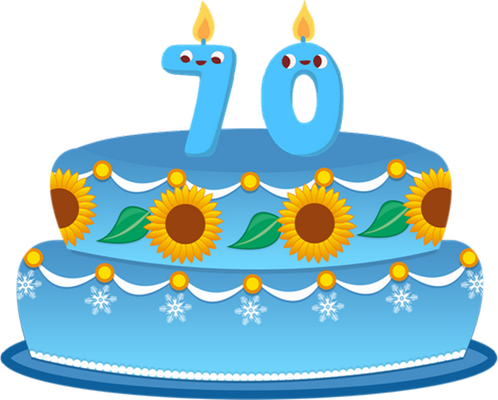 gâteau d'anniversaire - fête - loisirs - smiley émoticône émoji cartoon clipart illustration - artémotic