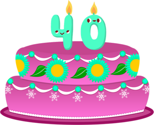 gâteau d'anniversaire - fête - loisirs - smiley émoticône émoji cartoon clipart illustration - artémotic