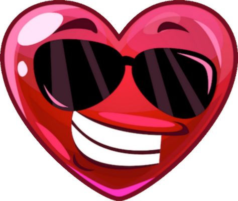 cœur saint-valentin - fête - loisirs - smiley émoticône émoji cartoon clipart illustration - artémotic