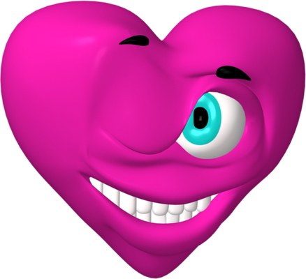 cœur saint-valentin - fête - loisirs - smiley émoticône émoji cartoon clipart illustration - artémotic